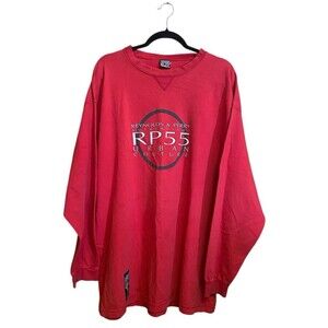 Vintage, RP55 Red, REYNOLDS & PERRY -USA Long Sleeve Shirt Men's XXL Pullover